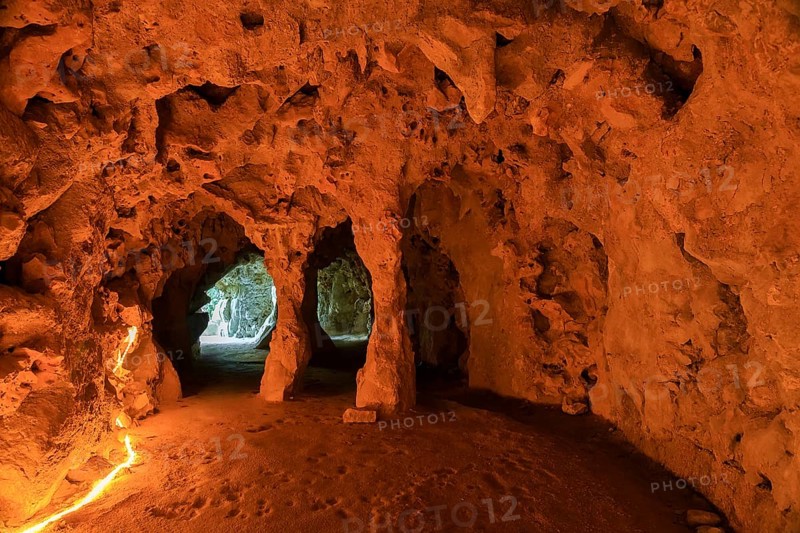 Underground walkway in Quinta de Regaleira, Sintra, Portugal