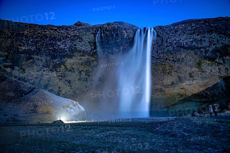 Seljalandsfoss of the waterfall Iceland. Shooting Location: Iceland, Reykjavik