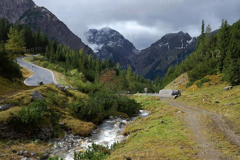 Hahntennjoch in Austria
