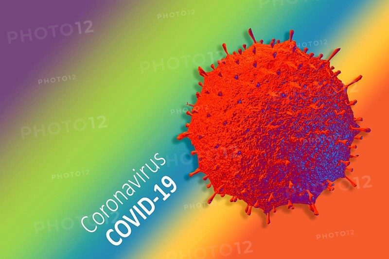 Coronavirus danger and public health risk. Coronaviruses pandemic outbreak background