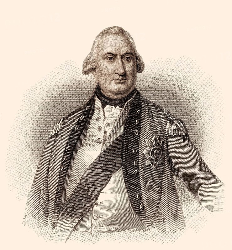 Charles Cornwallis, 1. Marquess Cornwallis, Ritter des Hosenbandordens, 1738-1805, britischer General im Amerikanischen Revolutionskrieg