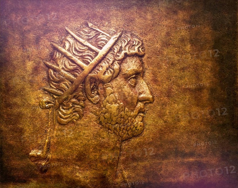 Hadrian or Publius Aelius Hadrianus Augustus, 76 - 138, Roman emperor, digitally edited