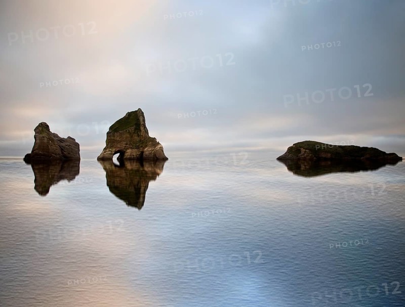 Farewell Spit New Zealand beach Rock haystacks