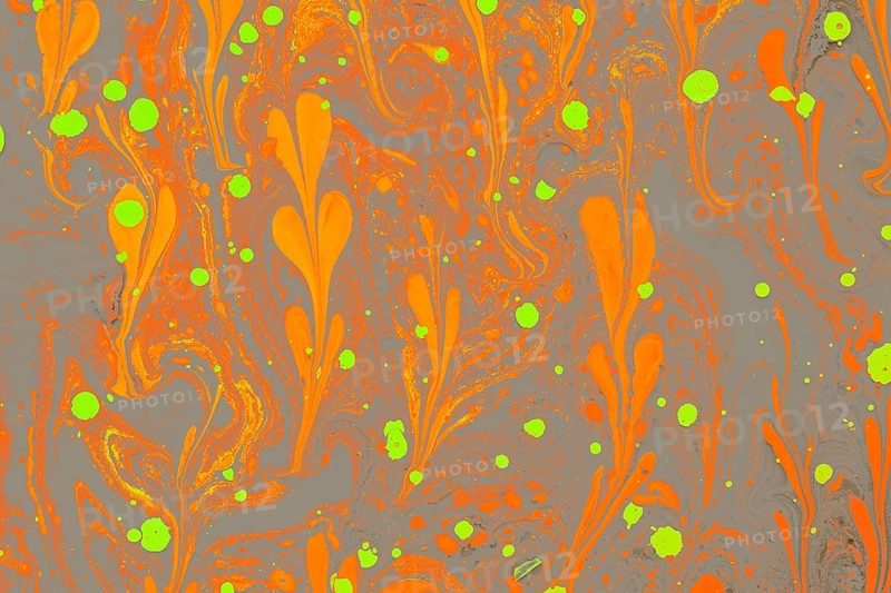 Abstract marbling floral pattern for fabric, tile design. background texture