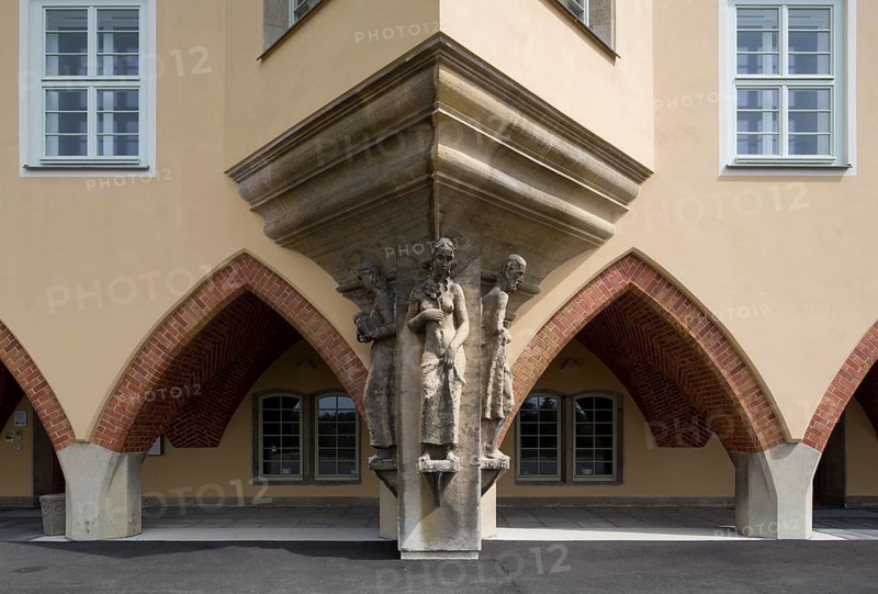 Olbersdorf, Friedrich-Fröbel-School, built in 1928