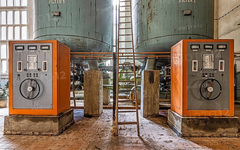 Waterworks machine hall Lost Places
