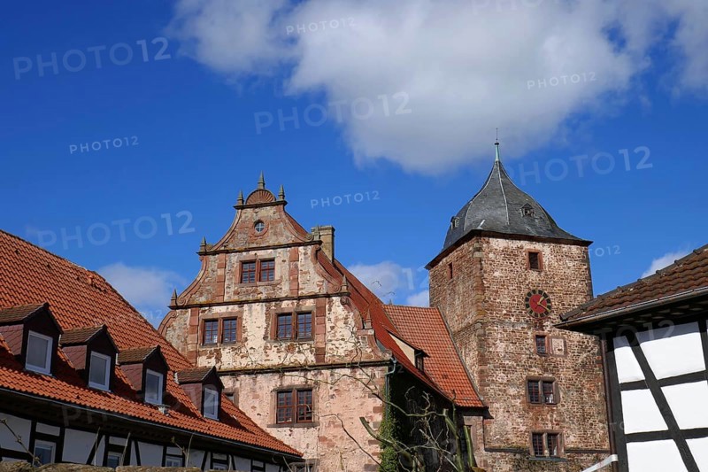 Castle town of Schlitz in the Vogelsberg district of central Hesse