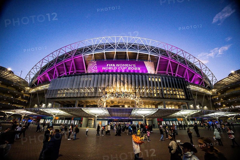SYDNEY, AUSTRALIA, AUGUST 20: Stadium atmosphere before Spain plays England in the final of the FIFA Women's World Cup Australia & New Zealand 2023 at Stadium Australia on August 20, 2023