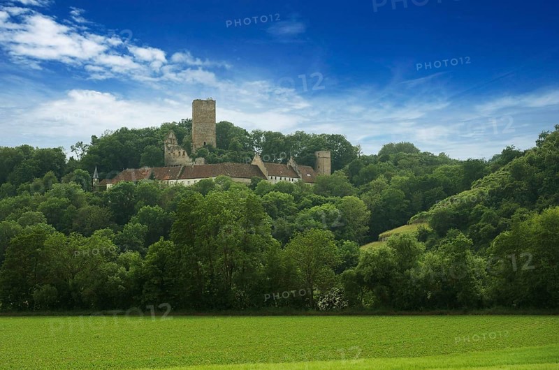 The Guttenberg Castle in the Neckar Valley, Baden-Württemberg, Germany