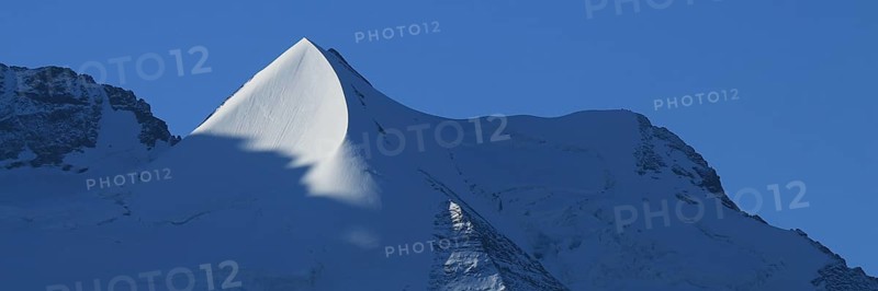 Pointed peak of Mount Silberhorn, Switzerland