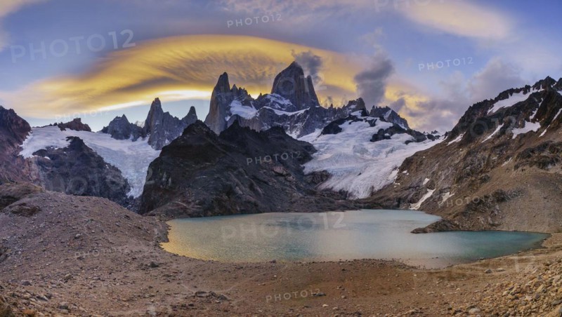Monte Fitz Roy, Cerro Chaltén -, 3405 metros, laguna de los Tres, parque nacional Los Glaciares, republica Argentina, Patagonia, cono sur, South America