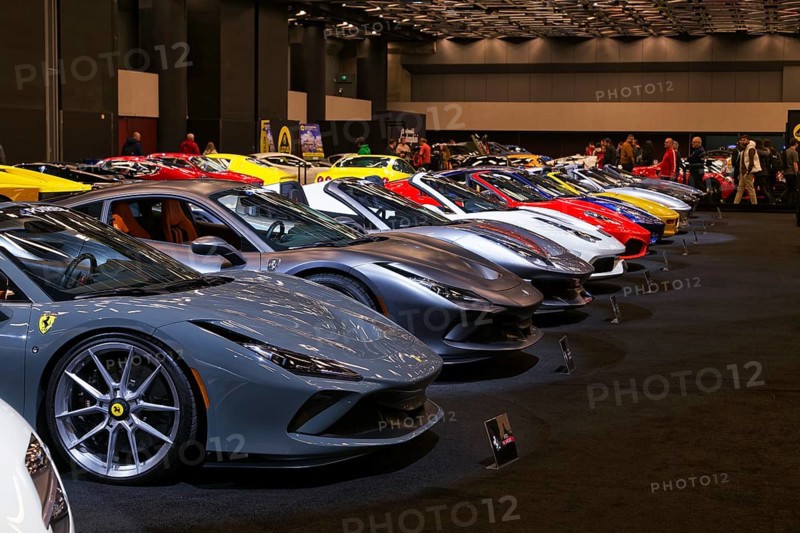 Salon Automobile 2025, Ferrari collection, Convention Centre, Montreal, Province of Quebec, Canada
