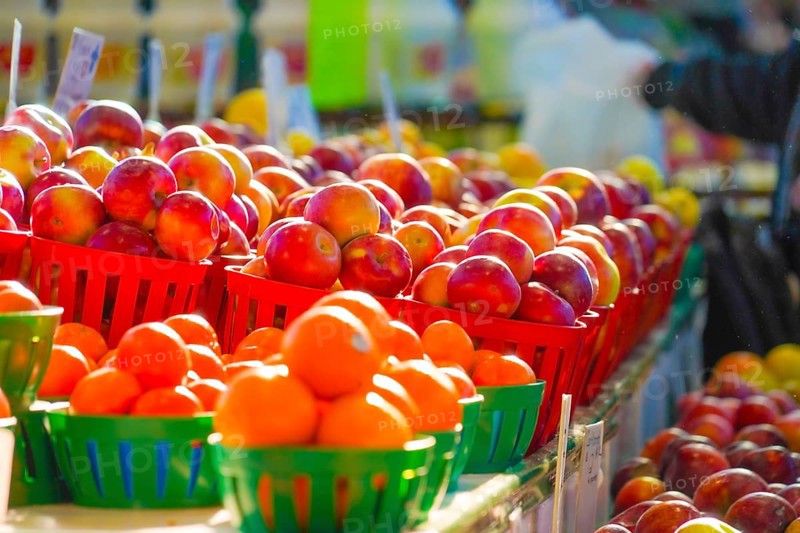 Jean Talon Market (vegetable market). Shooting Location: Montreal, Canada