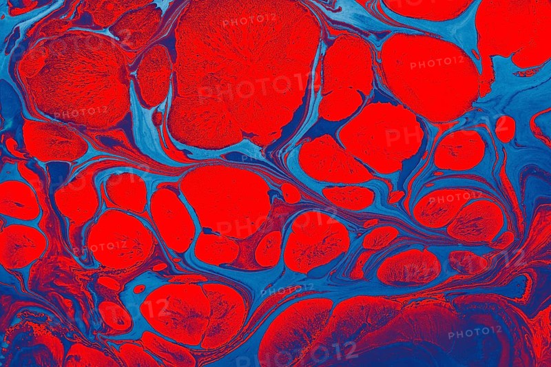 Ebru marble effect surface pattern design for print