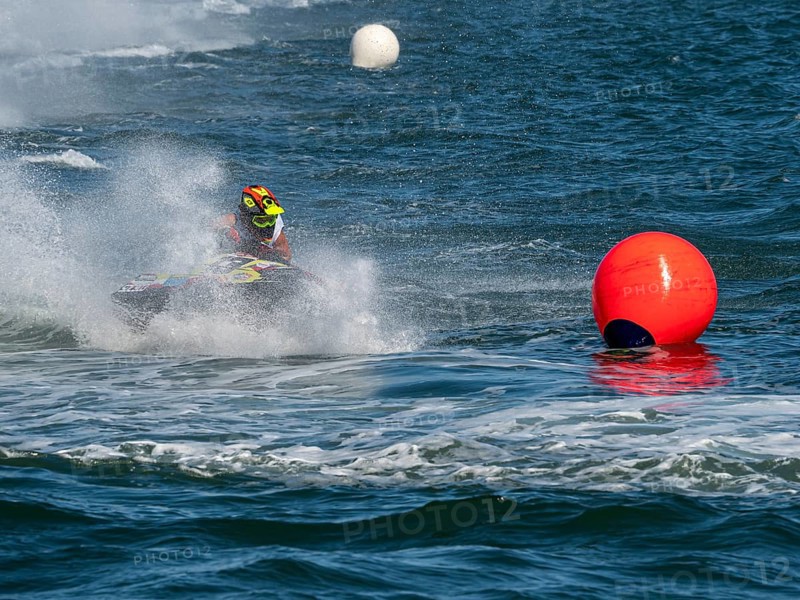 Olbia, Italy - September 16 - 20192 Aquabike world Championship gran prix of Italy
