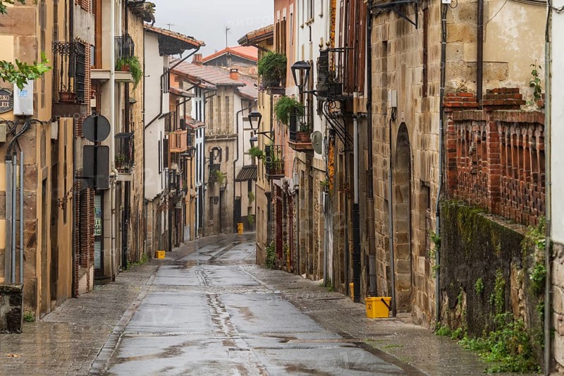 Typical house, Segura, Idiazabal, Gipuzkoa, Basque country, Spain
