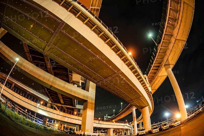 Bayshore Route Daikoku Junction (Tsurumi-ku, Yokohama City). Shooting Location: Yokohama-city kanagawa prefecture