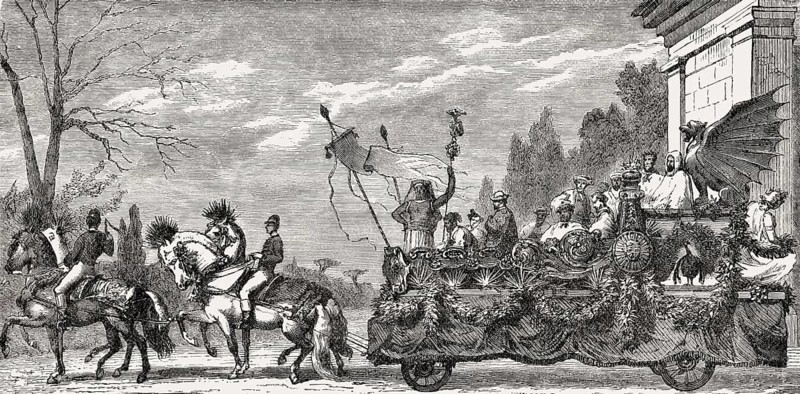 Carnival in Rome, French Academy in Rome, Italy, 19th Century