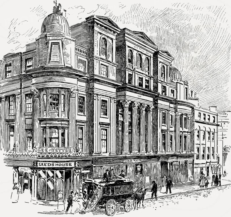 Buildings in Newall Green, Wythenshawe district, Manchester, England, UK, 19th century