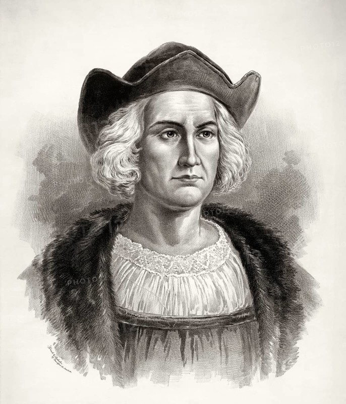 Christopher Columbus, 1451, 1506, Italian navigator, digitally optimized