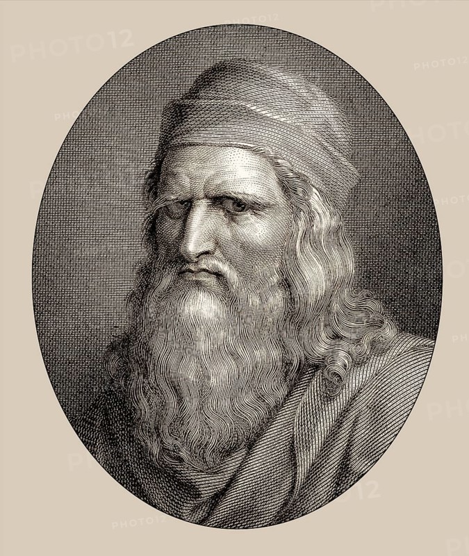 Leonardo da Vinci, 1452 - 1519, Italian painter, sculptor, architect and engineer, digitally edited
