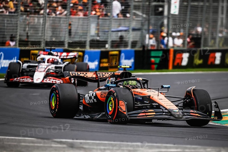 Lando Norris of Great Britain drives the McLaren Formula 1 Team MCL39 during third practice at Albert Park in Melbourne, Australia