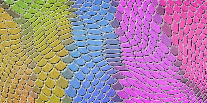 Colorful mermaid scales, fish scale, Fantasy texture
