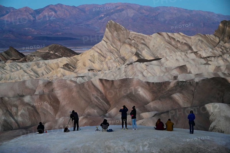 Sunrise at Zabriskie Point in Death Valley National Park, California, USA