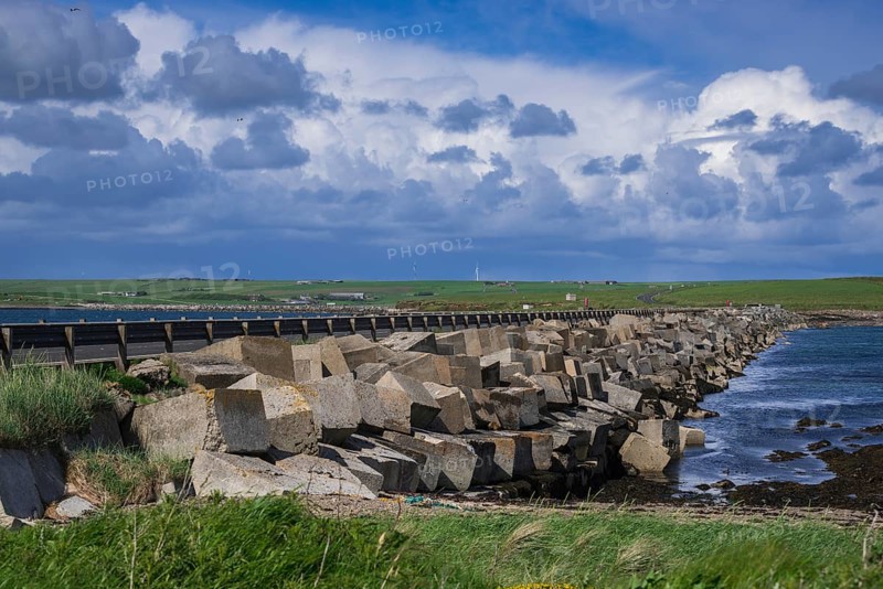 Churchill Barrier No 3, Scapa Flow, South Ronaldsay, Orkney Islands, Scotland, United Kingdom