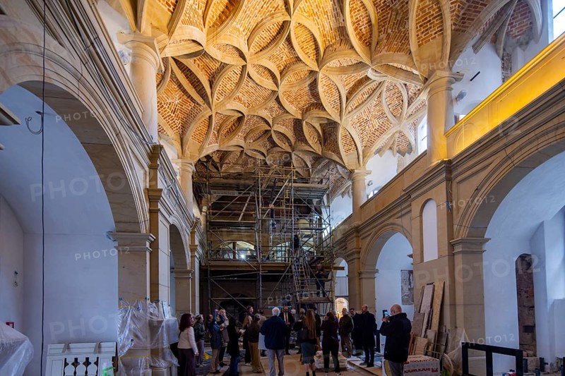 The reconstruction and extension of the Dresden Residenzschloss is due to be completed in 2026/27, following the decision to do so in 1985. Schützkapelle with the ribbed vault, Dresden, Saxony, Germany
