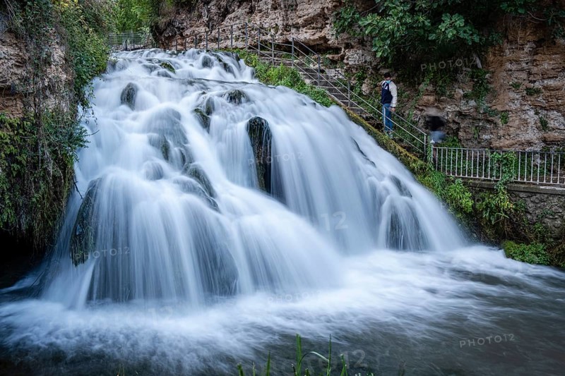 Trillo waterfall, La Alcarria, Guadalajara, Spain