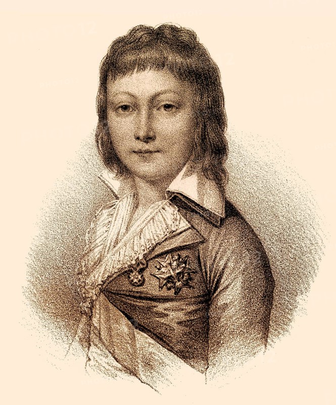 Louis XVII, Louis Charles de Bourbon, Dauphin of France, 1785-1795, Prince Royal of France