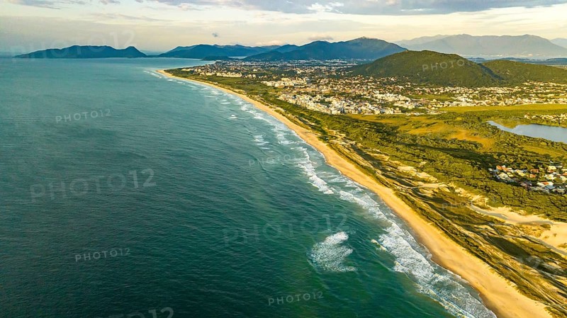 Florianópolis, Campeche beach during sunrise. Brazil. Rio Tavares neighborhood