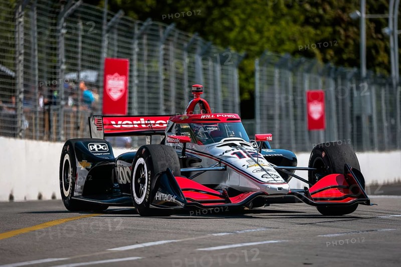 NTT INDYCAR SERIES driver, WILL POWER (12) of Toowoomba, Australia, travels through the turns during a practice session for the Ontario Honda Dealers Indy Toronto at Streets of Toronto in Toronto ON