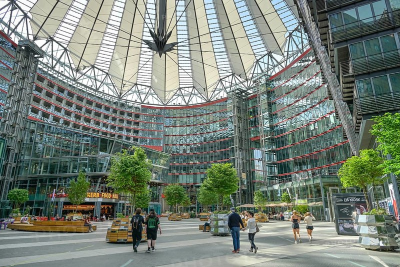 Das Center am Potsdamer Platz, former Sony Centre, Tiergarten, Mitte district, Berlin, Germany