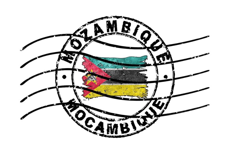Mozambique Passport Stamp Flag Travel Document Symbol