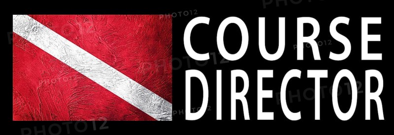 Course Director, Diver Down Flag, Scuba flag, Scuba Diving