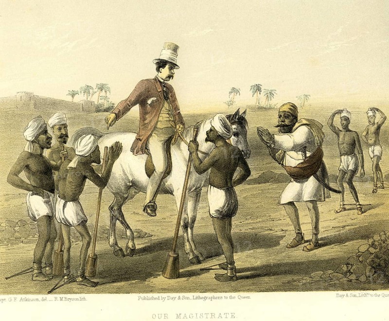 Colonial Indian images, our magistrate, India