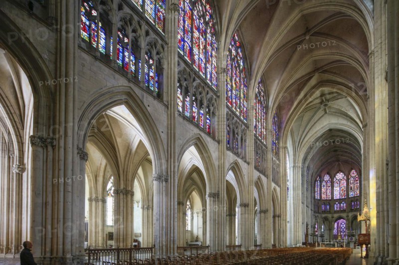 Saint-Pierre-et-Saint-Paul de Troyes Gothic Cathedral, Troyes, Aube department, Grand Est region, France
