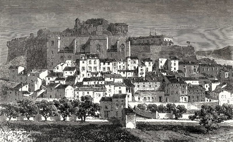 Château of Grignan, Drôme Department, France, former home of Marie de Rabutin-Chantal, marquise de Sévigné, also known as Madame de Sévigné or Mme de Sévigné, French aristocrat