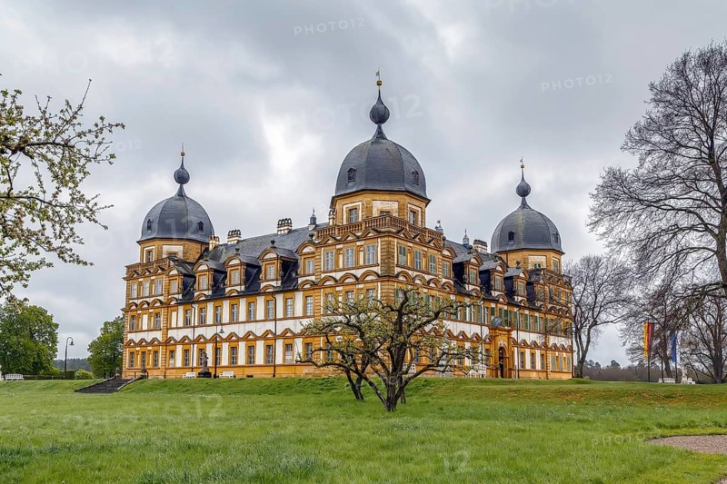 Palace (Schloss) Seehof was built from 1684 to 1695 near Bamberg, Germany