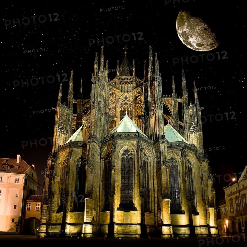 Famous St Vitus Cathedral in Prague, ST. Petersburg, Russia