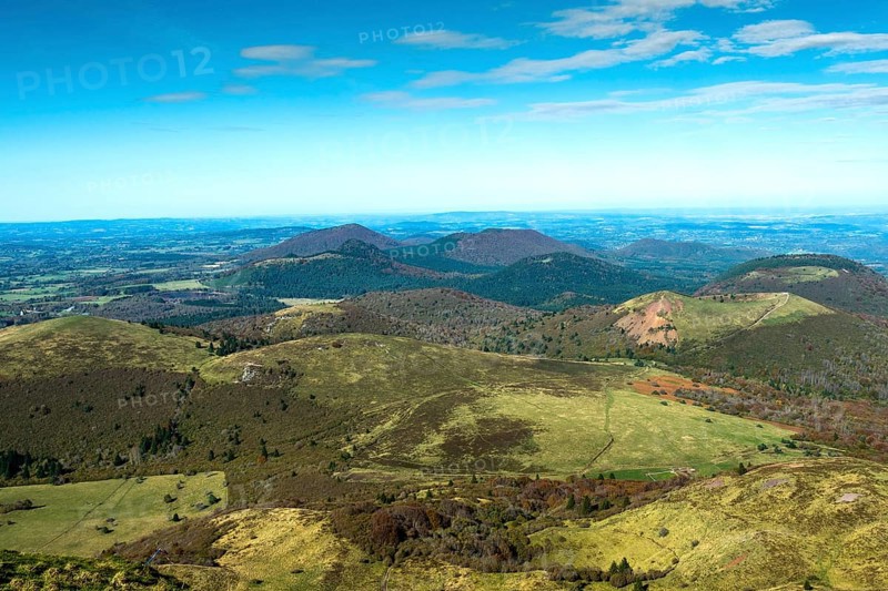 Regional natural park of Auvergne Volcanoes, Unesco World heritage, Puy de Dome department, Auvergne-Rhone-Alpes, Francee