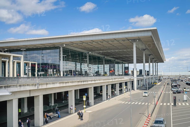 Main Building, Terminal 1, BER Airport, Berlin-Brandenburg, Germany