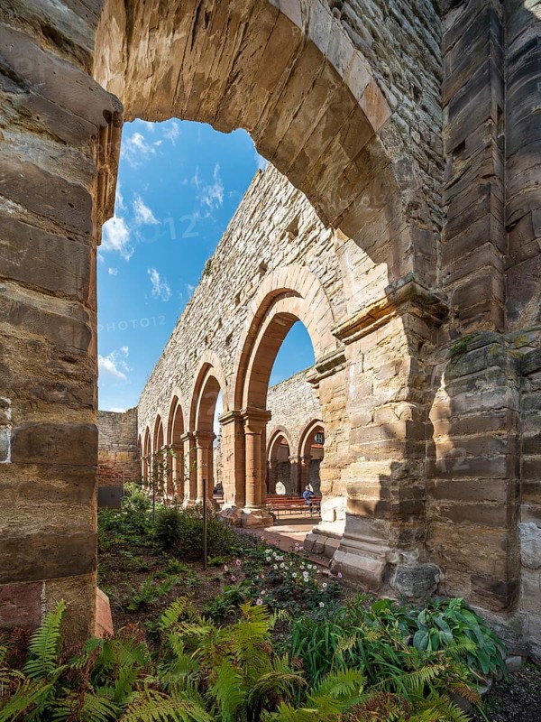 Ruins of the monastery church, Memleben Monastery and Imperial Palace, Memleben, Saxony-Anhalt, Germany