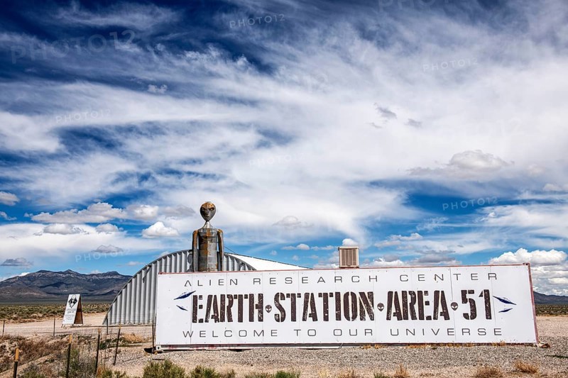 Alien Research Centre, Earth Station Area 51, Rachel, Extraterrestrial Highway, Nevada, USA