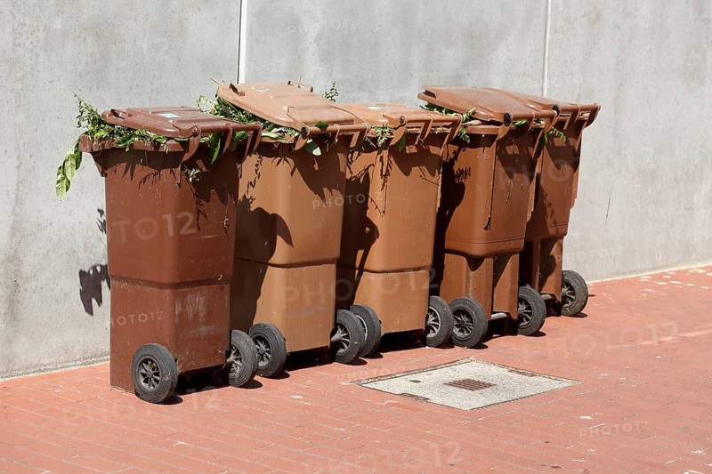 Organic bins, waste bins, Germany