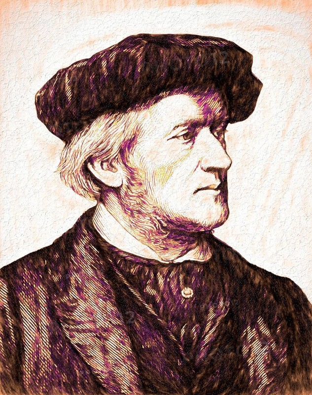 Wilhelm Richard Wagner, 1813, 1883, German composer