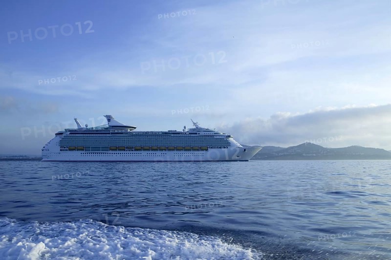Cruise in Ibiza Island, Mediterranean sunrise. Spain