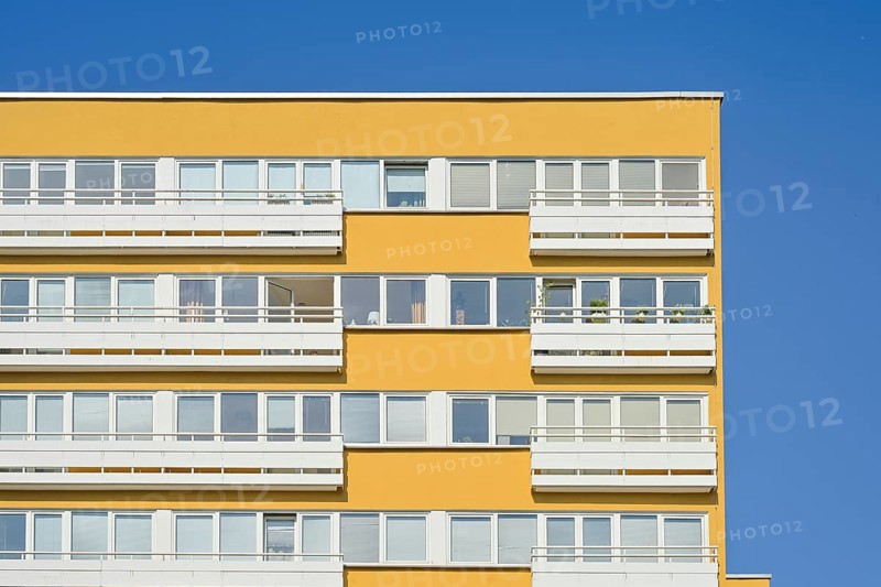 Residential building, prefabricated building, Ansbacher Straße, Tiergarten, Mitte district, Berlin, Germany
